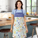 Recherche de fleurs bleues tabliers Motif floral chic