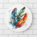 Recherche de plumes horloges Bleu