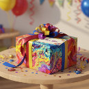 Recherche de marbres papier cadeau Coloré
