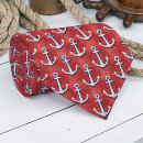 Recherche de ancre rouge cravates Nautique
