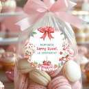 Recherche de fruit vintage autocollants Rouge