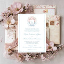 Recherche de de fleurs de cerisier invitations Bleu