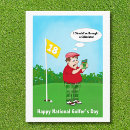 Recherche de golfeurs cartes postales Sport