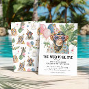 Recherche de singe invitations D'anniversaire de singe