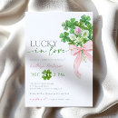 Recherche de trèfle quatre feuilles invitations Floral