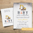 Recherche de chantier de construction cartes postales Excavatrice