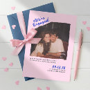 Recherche de photo fiançailles invitations Rétro