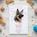 Recherche de chien berger allemand invitations Pour animaux
