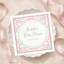 Recherche de rose serviettes Rose et vert