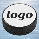 Recherche de palets hockey Logo