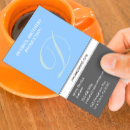 Recherche de lettre initiale cartes visite Simple