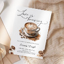 Recherche de coffee bridal shower invitations Aquarelle