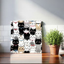 Recherche de motif de chat carreaux Moderne