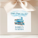 Recherche de train vintage autocollants Fête d'anniversaire