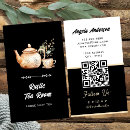 Recherche de thé cartes visite Salon de thé