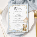 Recherche de menu baby shower invitations Aquarelle