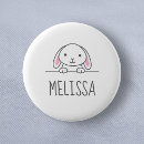 Recherche de petit lapin badges Kawaii