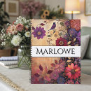 Recherche de motif floral vintage carnets Élégant