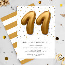 Recherche de de 11 ans anniversaire invitations Moderne