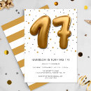 Recherche de anniversaire 17 ans cartes invitations Tendance