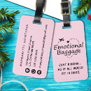 Recherche de drôle bagages étiquettes Rose