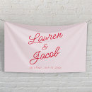 Recherche de mariage banderoles Minimaliste