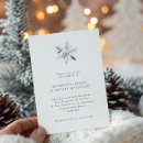 Recherche de flocon de neige mariage invitations Bleu