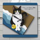 Recherche de chat noir et blanc horloges Drôle