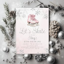 Recherche de de patinage anniversaire invitations Mignon