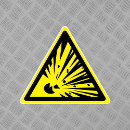 Recherche de explosifs autocollants Danger