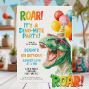 Recherche de mite invitations Fête des dinosaures