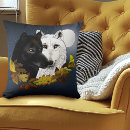 Recherche de de loup blanc coussins Pleine lune