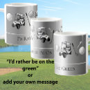Recherche de balle de golf tasses Père