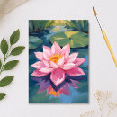 Recherche de fleur de lotus cartes postales Rose