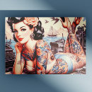 Recherche de tatouage vintage cartes postales Vieille école