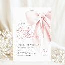 Recherche de bow baby shower invitations Élégant