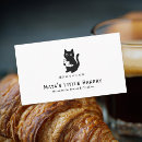 Recherche de de chat noir cartes visite Logo