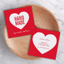 Recherche de faveurs cartes visite Amour