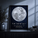 Recherche de phases lune posters Noir