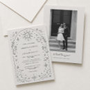 Recherche de noir et ivoire invitations Couple