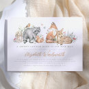 Recherche de forêt baby shower invitations Verdure
