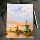 Recherche de moulins vent vœux cartes Aquarelle