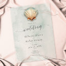 Recherche de côtier mariage invitations Coquillage