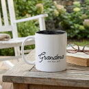 Recherche de citation de grand mère tasses Noir blanc