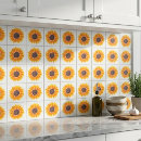 Recherche de tournesols carreaux Aquarelle