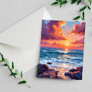 Recherche de peinture pastel vœux cartes Océan