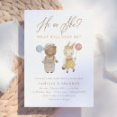 Recherche de lapin 11x16 invitations Forêt
