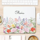 Recherche de fleurs colorées tapis souris Fille