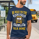 Recherche de chauffeur de bus tshirts Retour à l'école