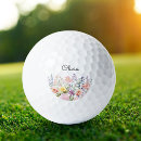 Recherche de floral golf balles Aquarelle